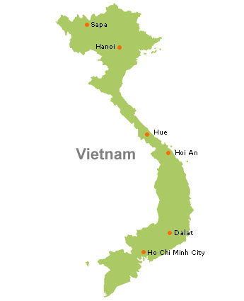 Resultado de imagen de mapa vietnam sapa