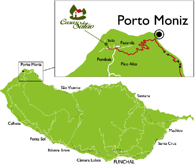 Ubicación Porto Moniz