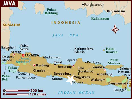Ubicación Yogyakarta