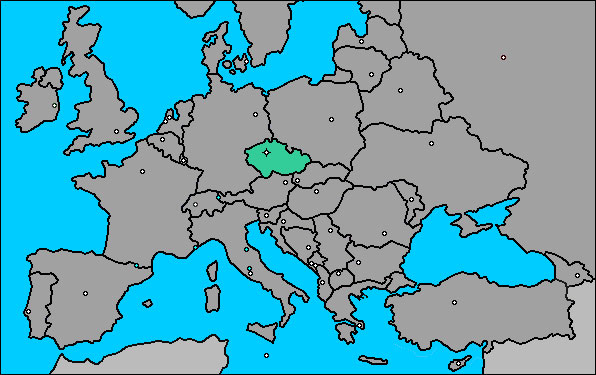 Ubicación en Europa