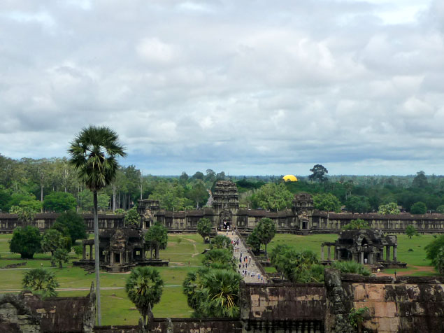 Vista de Angkor Watt