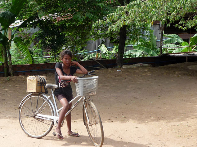 La bicicleta sigue siendo el medio de transporte local mas usual
