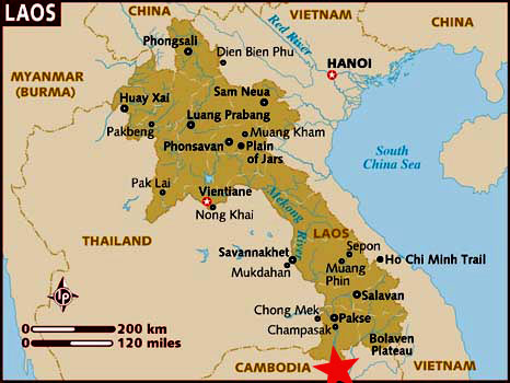 Específicamente Ortografía buscar Si Phan Don (4000 Islas) Laos