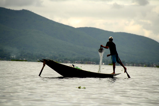 Pescador en Inle