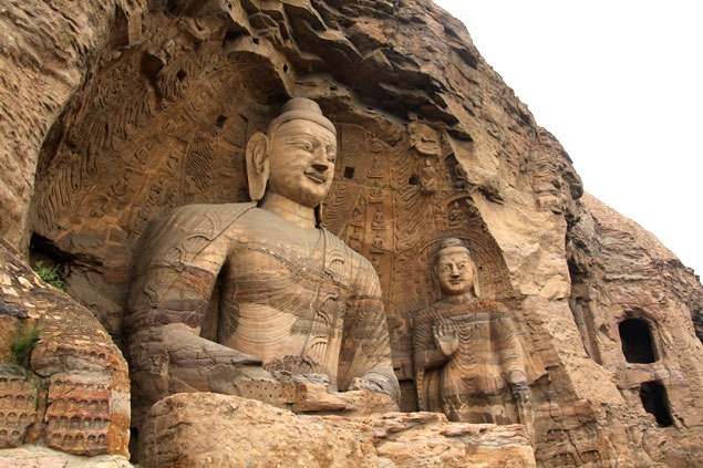 Buda en Cuevas de Yungang , Datong