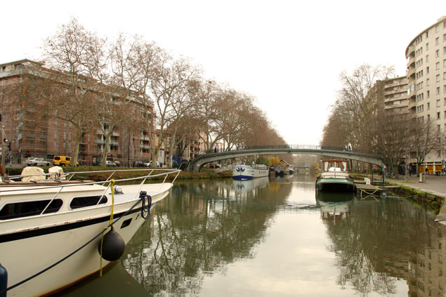 Canal Du Midi a su paso por Toulouse