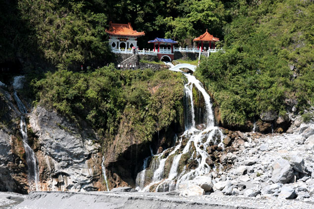 Changchun el santuario de la cascada