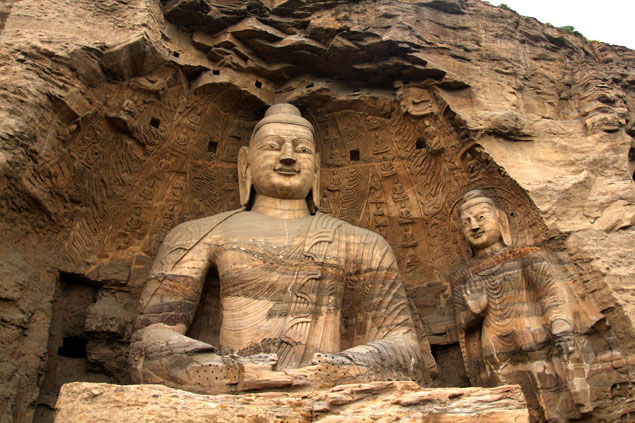 Buda rupestre en Yungang