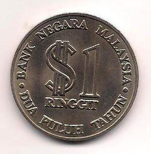 Moneda de 1 Ringgit