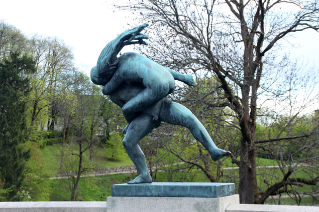 Escultura del precioso parque Vigeland