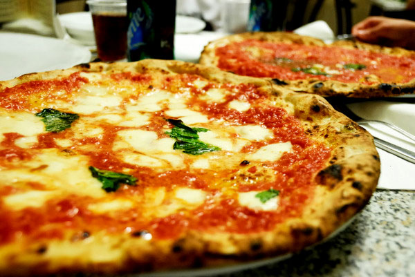 Pizza en Roma