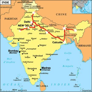 Itinerario por la India