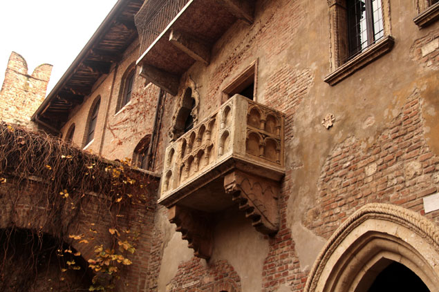 Balcón de la casa de Julieta