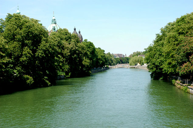 Río Isar en Munich