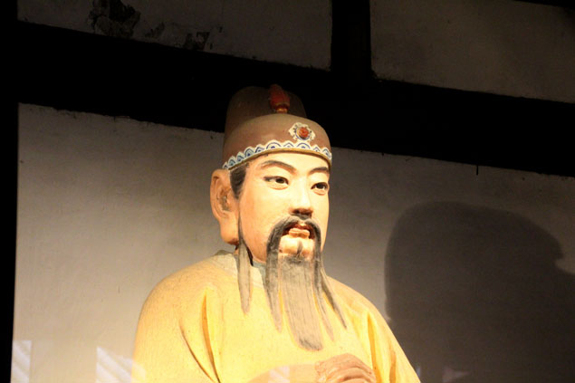 Imagen en el templo Wuhou
