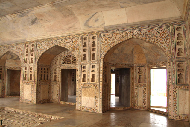 Palacio de cristal del Fuerte de Agra