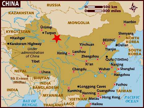 Localización Dunhuang