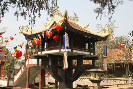 Que ver en Hanoi, Pagoda del Pilar único