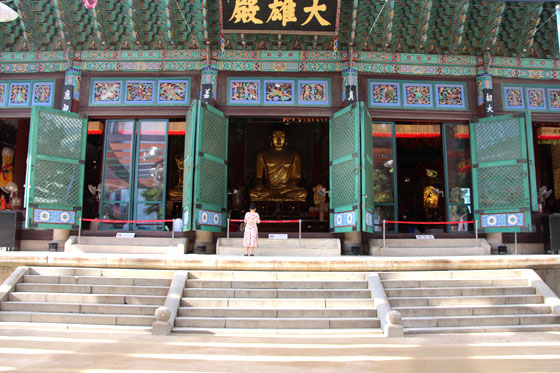 Imagen de Buda , en el templo Jogyesa