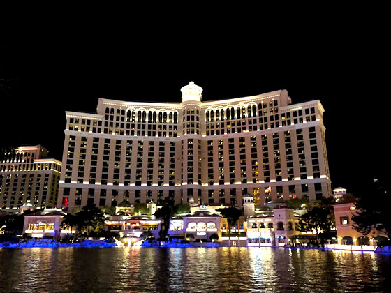 Hotel Bellagio de Las Vegas  , uno de los emblemas de The Strip
