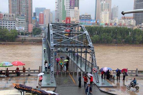 que ver en Lanzhou (Puente Zhongshan)