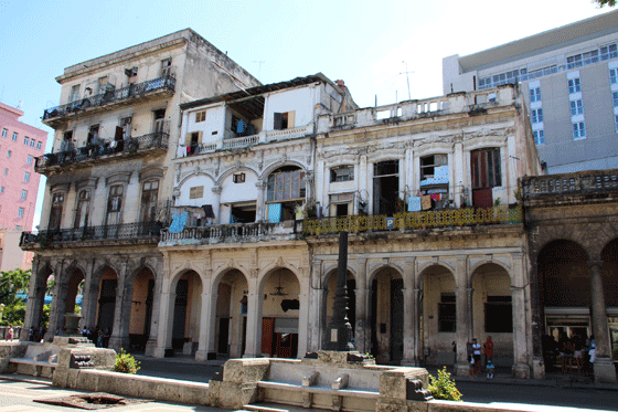 Una de las calles mas impresionantes de Cuba