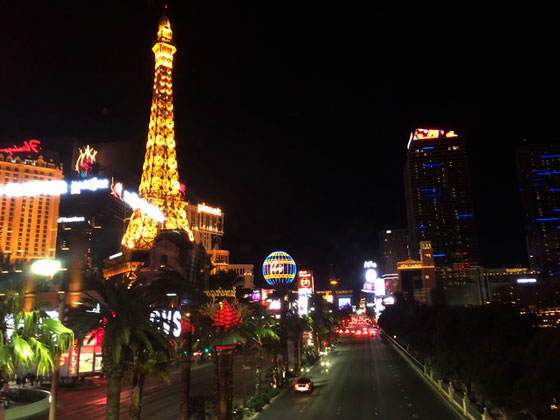 The Strip . la calle mas famosa de Las Vegas , Nevada