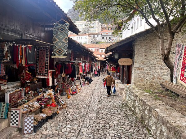 Viejo bazar de Kruje Albania